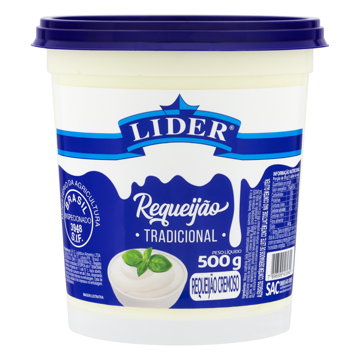 LIDER REQ.CREM.500G TRADICIONAL UN