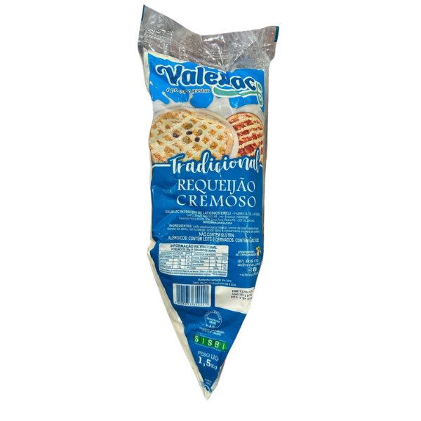 Requeijao Cremoso Valelac 1,5KG