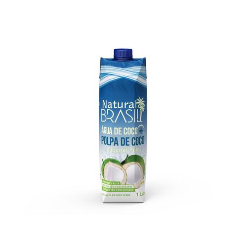 AGUA DE COCO NATURAL BRASIL TP/1L C/POLP