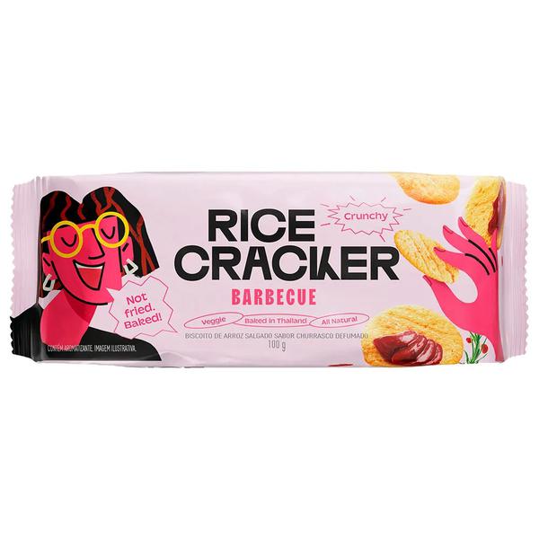 BISCOITO ARROZ RICE CRACKER 100G BARBECU
