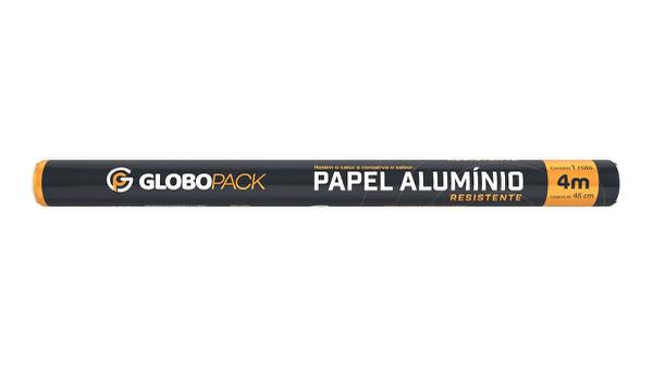 PAPEL ALUMINIO GLOBOPACK 45CMX4M