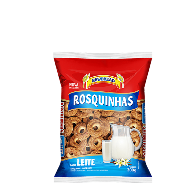 BISC. ROSQ NEWBREAD LEITE 300G