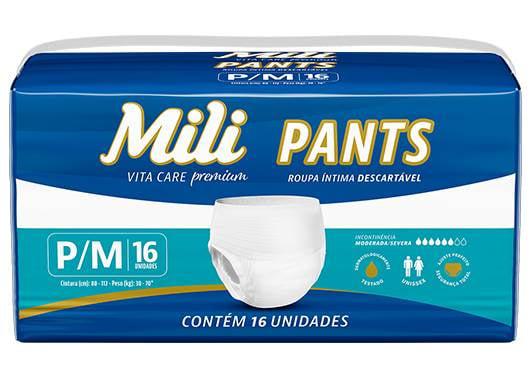 Roupa Intima Vita Care Mili C/ 16 P/M