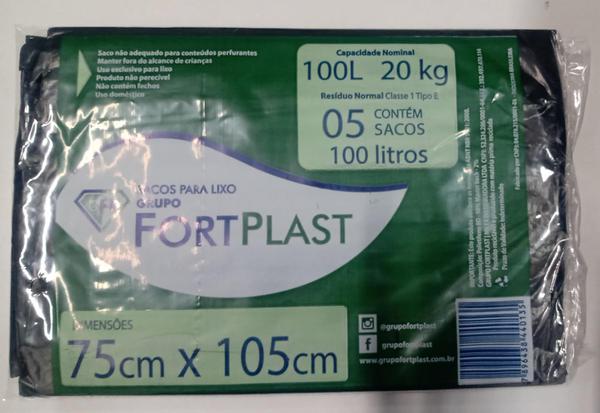 SACO LIXO FORTPLAST 100LT