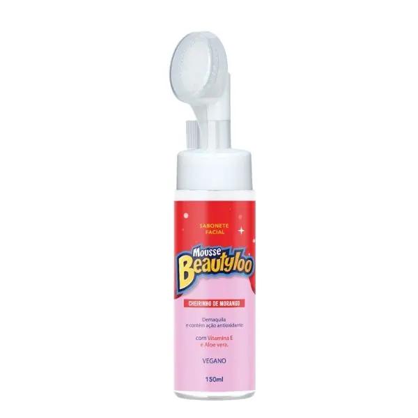 SAB. FACIAL BEAUTIFUL BEAUTYLOO MOUSSE MORANGO 150ML