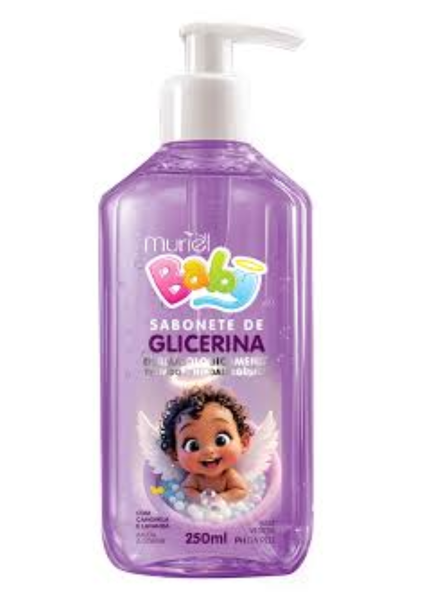 SAB LIQ BABY GLIC 250ML LAVANDA C/VALV