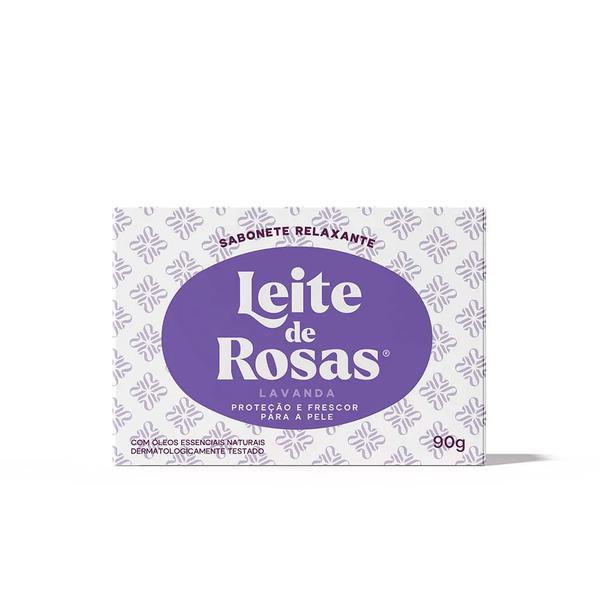 Sabonete Leite de Rosas 90g Lavanda