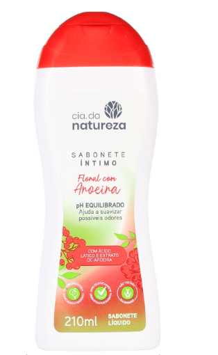 Sabonete Intimo Cia Da Natureza 210m Floral Com Aroeira