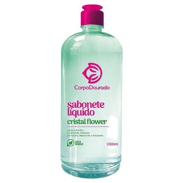 Sabonete Corpo Dourado 1l Cristal Flower
