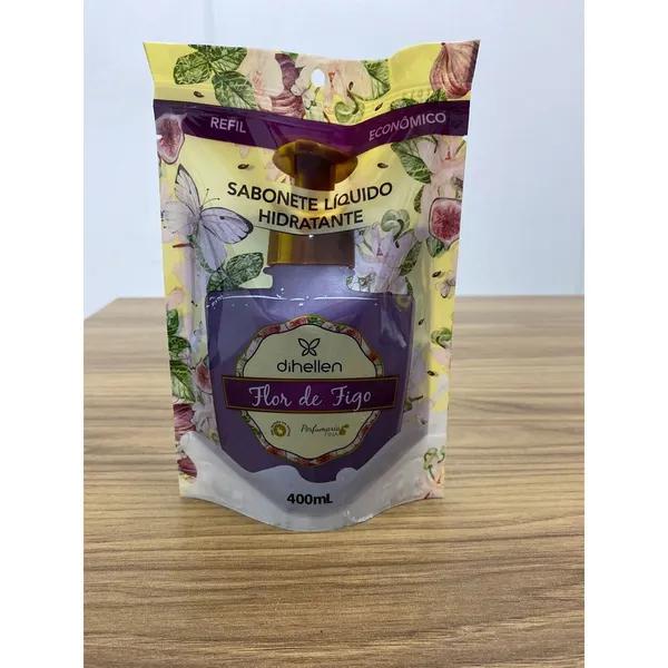 SABONETE LIQUIDO DIHELLEN FLOR DE FIGO 400ML REFIL