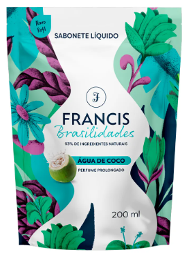 SAB LIQ FRANCIS REFIL 200ML AGUA COCO