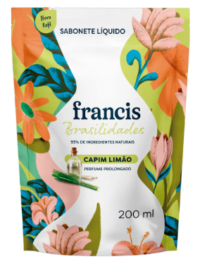 SABON.FRANCIS BRASILIDADES 200G CAPIM LIMAO