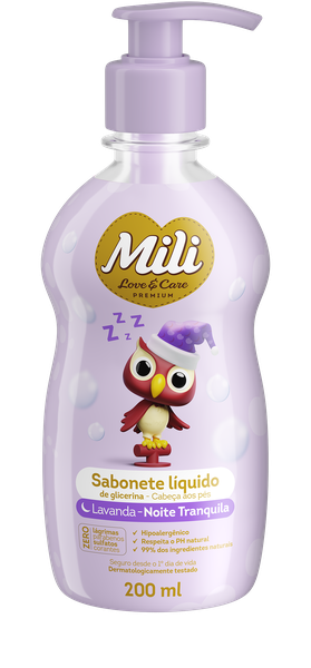 SABONETE LIQ LOVECARE 200ML LAVANDA SUAV