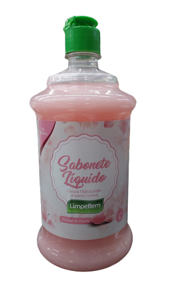 SABONETE LIQ LIMPEBEM 1L PETALAS DE FLORES