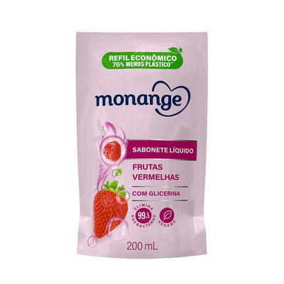 SAB LIQ MONANGE REFIL 200ML FRUTAS VERMELHA