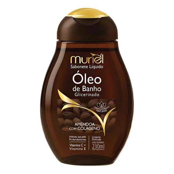 SAB LIQ OLEO BANHO MURIEL AMENDOA C/COLAGENO 230ML