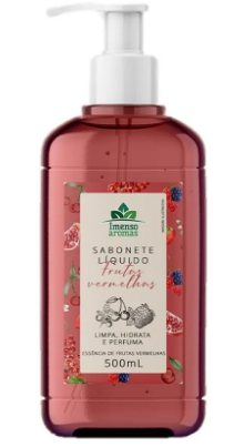 SABONETE LIQ IMENSO FRUTAS VERM 500ML
