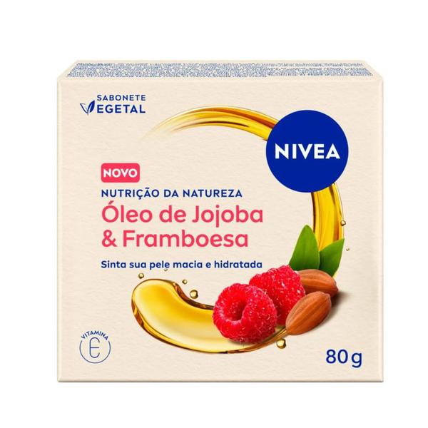 SABONETE NIVEA OLEO DE JOJOBA E FRAMBOES
