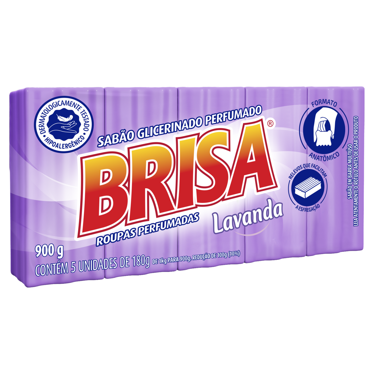 Sabao Barra Lavanda Brisa C/5 900g