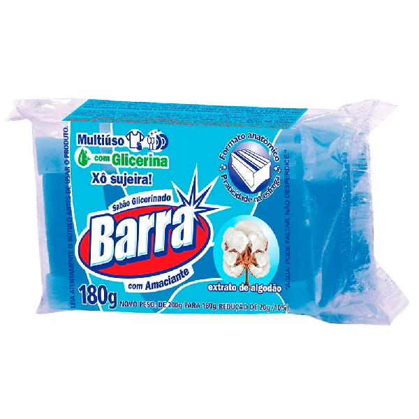 SABAO BARRA C/ AMACIANTE BARRA PCT 180g