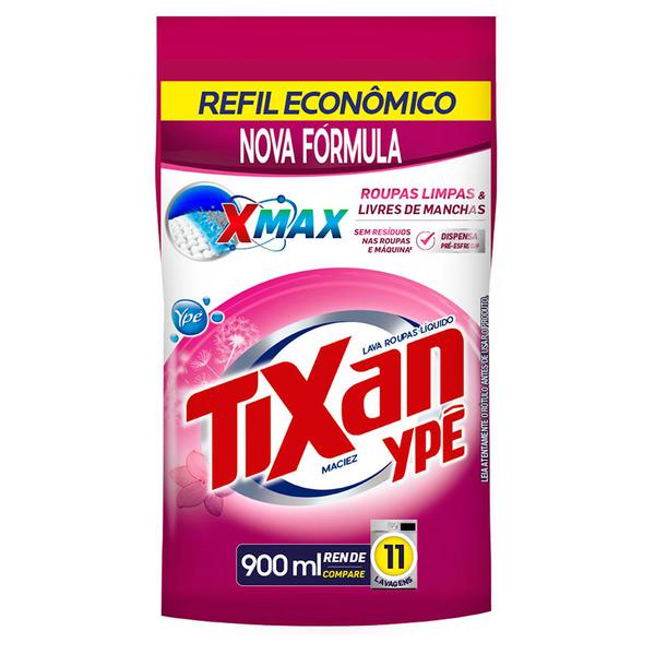 LAVA ROUPA LIQ TIXAN YPE MACIEZ 900ML