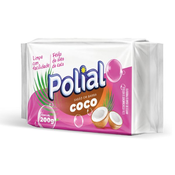 SABAO EM BARRA POLIAL COCO 200G
