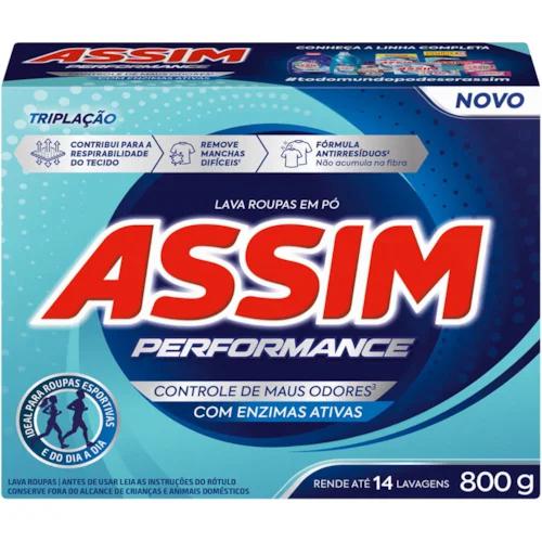 LV.ROUPA PO ASSIM PERFORMACE CX 800G