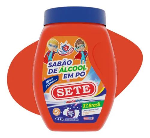 SABÃO PÓ SETE 1,4KG ALCOOL ARIONMAX