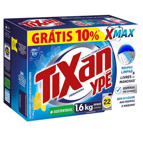 SABAO PO TIXAN YPE PRIMAVERA CX 1,6KG GRATIS 10%