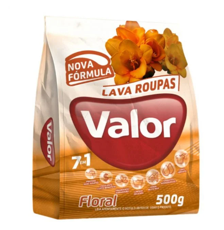 LAVA ROUPAS PO VALOR FLORAL 500G