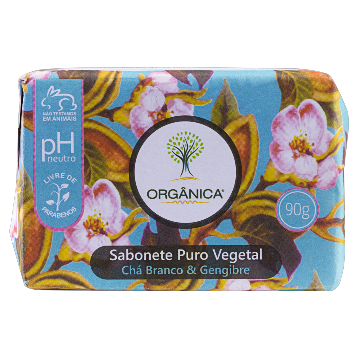 SAB.ORGANICA 90G CHA BRANCO E GENGIBRE