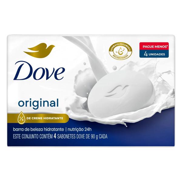 SABONETE BARRA DOVE 90G C/4 LV+P- ORIGINAL 4577