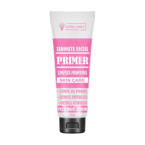 Bisnaga Sabonete Facial Primer Cap/Limao 40g