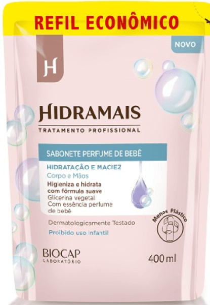 SAB LIQ HIDRMAIS 400ML ERVA DOCE REFIL