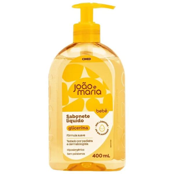 SABONETE LIQ INF JOAO E MARIA 400ML  GLI