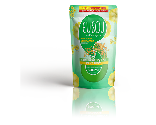 SAB LIQ EU SOU 800ML REFIL ERVA DOCE