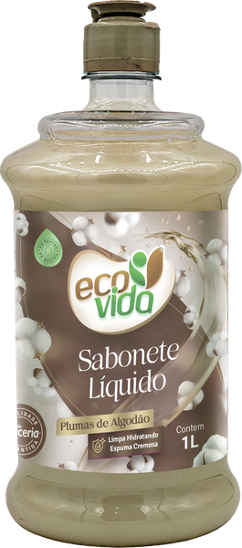 SAB LIQ ECOVIDA PLUMAS ALGODAO 1L