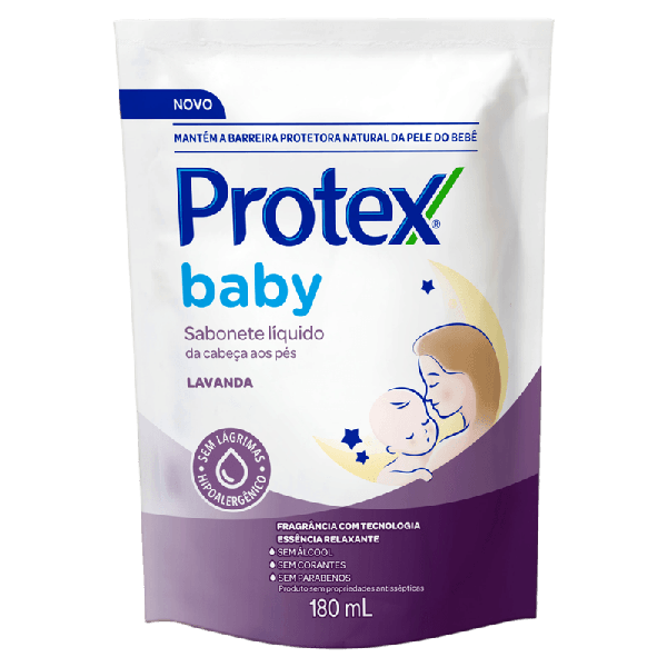 SABONETE LIQ PROTEX 180ML BABY LAVANDA R