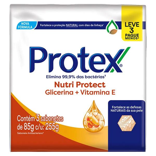 SABONETE PROTEX NUTRI GLIC.+VIT.ENVOL. 85G LV+PG-