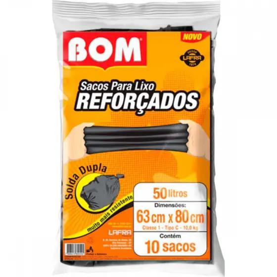 SACO LIXO BOM REF.ALCA 50LTS AZUL