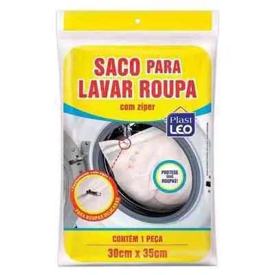 SACO P/LAVAR ROUPAS PLAST.LEO 40X50CM