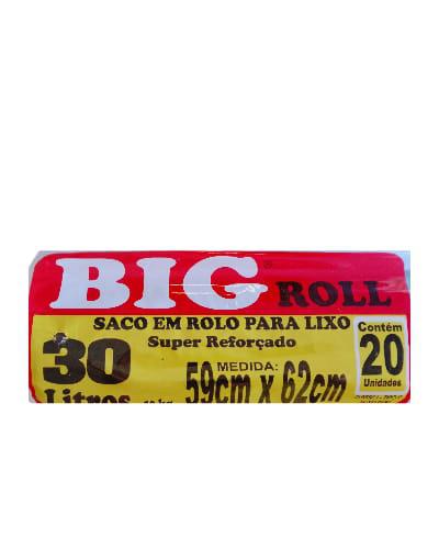 SACO PARA LIXO ARTPLAST  BIG ROLINHO PRT 30L C20