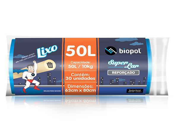 Saco  Lixo Bio Max 50 Lts C/ 20 Unidades