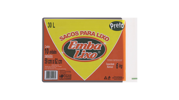 SACO DE LIXO EMBALIXO 30L