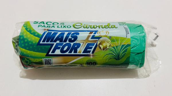 Saco Lixo MaisForte Citronela 100Lts