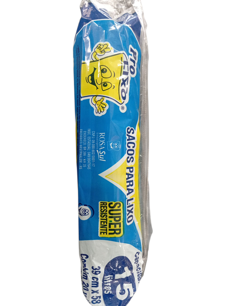 SACO LIXO PRO LIXO ROLINHO 15L C/20