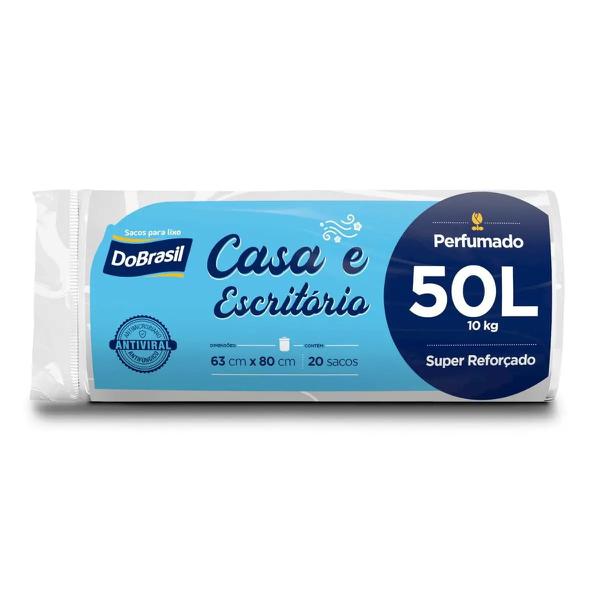 SACO LIXO DOBRASIL CASA/ESCRITORIO 50L 2