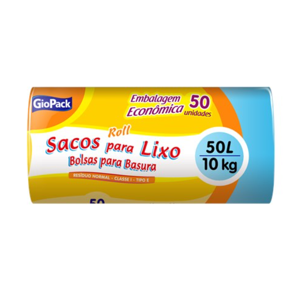 SACO LIXO GIOPACK 50L 50UN