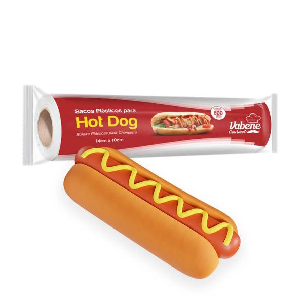 Sacos Plasticos Vabene Hot Dog 500un