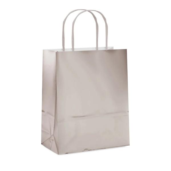 SACOLA CROMUS PRESENTE METALIZADA 35X13X8CM